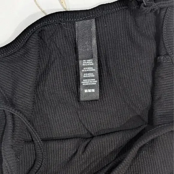 NWT SKIMS Soft Lounge Long Slip Dress Black Onyx Size M - Picture 4 of 7